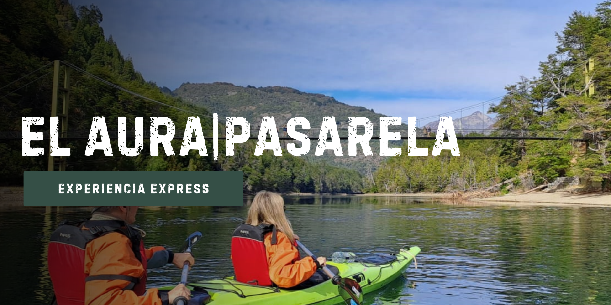 Travesía en kayak El Aura a la Pasarela, Parque Nacional Los Alerces